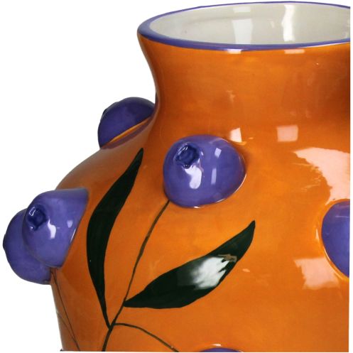 Vaas Blueberry Oranje - 30 cm hoog - Afbeelding 2