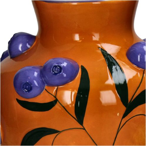 Vaas Blueberry Oranje - 30 cm hoog - Afbeelding 4