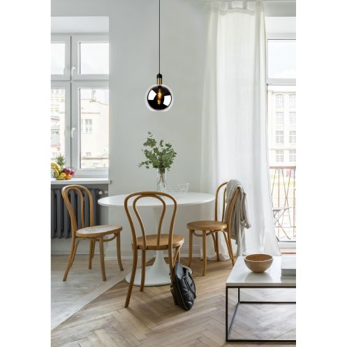 Lucide Hanglamp Julius Zwart - E27 - Ø 28 cm - Afbeelding 4