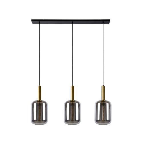 Lucide Hanglamp Joanet Zwart - 3 x E27 - 110 cm breed - Afbeelding 3