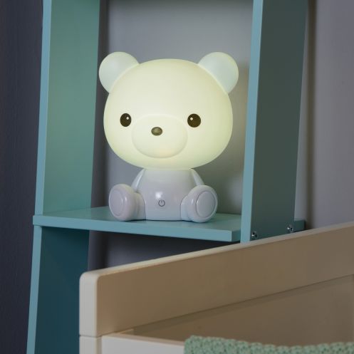 Lucide Oplaadbare Kinderlamp Dodo Bear Wit - LED - 25 cm hoog - Afbeelding 2