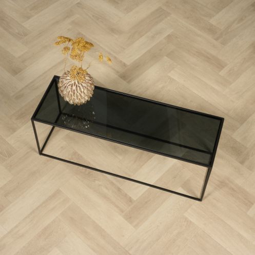 Salontafel Calp Zwart - 96x32 cm - Afbeelding 5