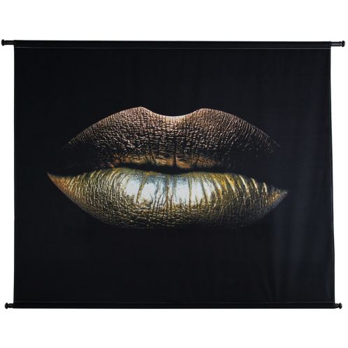 Wandkleed Glamour Kiss Goud - 146x110 cm - Afbeelding 1