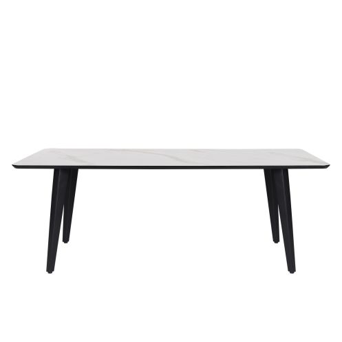 Eettafel Nyborg Wit - 220x100 cm - Afbeelding 2