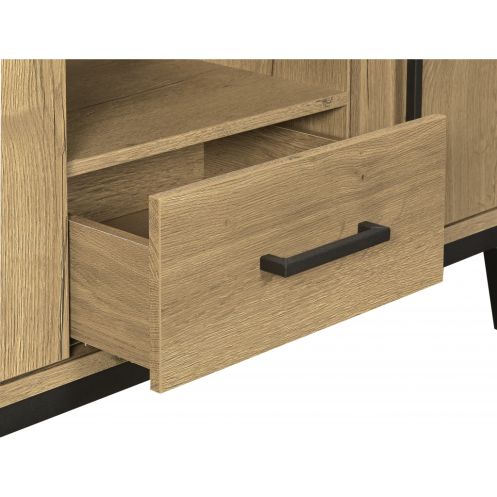 TV-meubel Batenburg Naturel - 180x65x45 cm - Afbeelding 7