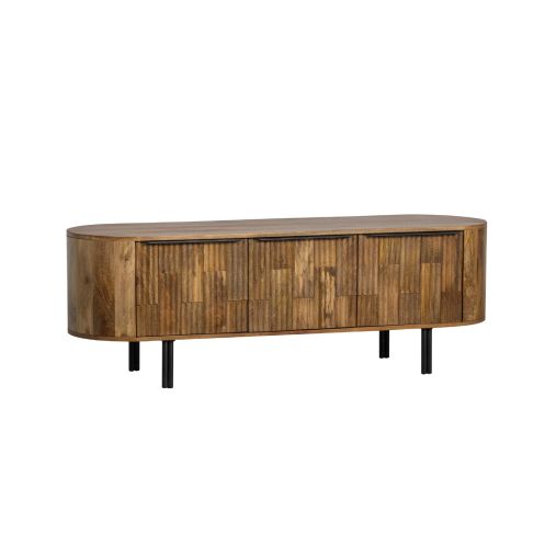 BePureHome TV-meubel Effortless Bruin - 147x50x45 cm - Afbeelding 1