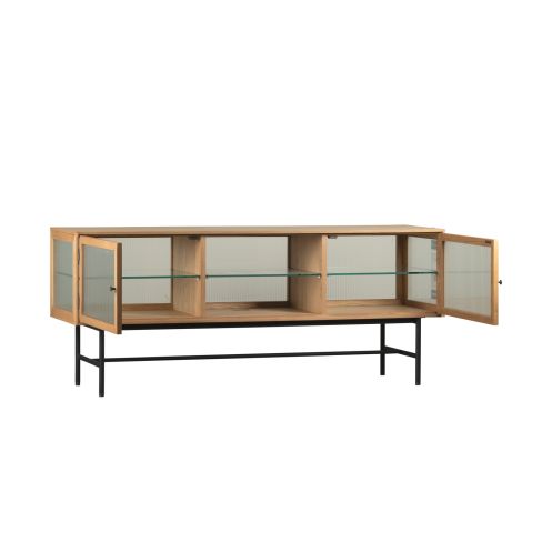 TV-meubel Salon Naturel - 160x66x42 cm - Afbeelding 6