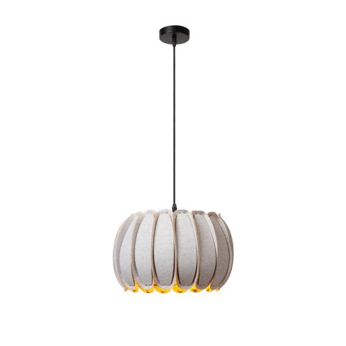 Lucide Hanglamp Spencer Grijs - E27 - Ø 30 cm - Afbeelding 1