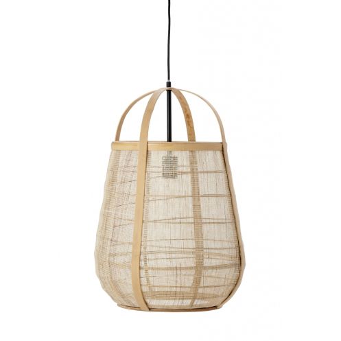 Light & Living Hanglamp Jacinto Naturel - E27 - Ø 42 cm - Afbeelding 1