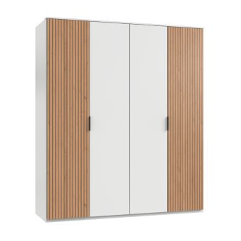 Kledingkast Veghel Wit - 180x210x58 cm - Afbeelding 1