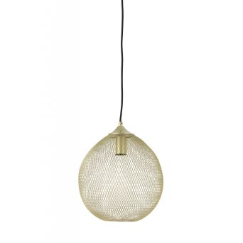 Light & Living Hanglamp Moroc Goud - E27 - Ø 30 cm - Afbeelding 1