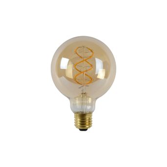 Lucide Lichtbron G95 Amber - E27 - Ø 9,5 cm