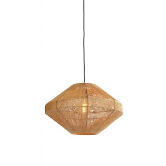 Light & Living Hanglamp Mallow Naturel - E27 - Ø 50 cm - Afbeelding 1