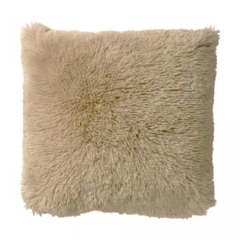 Dutch Decor Sierkussen Fluffy Taupe - 45x45 cm - Afbeelding 1