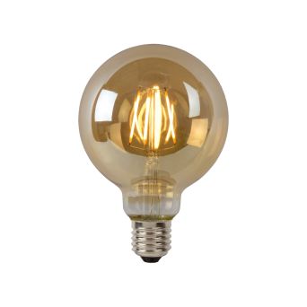 Lucide Lichtbron G95 Amber - E27 - Ø 9,5 cm - Afbeelding 1