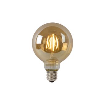 Lucide Lichtbron G95 Amber - E27 - Ø 9,5 cm - Afbeelding 1