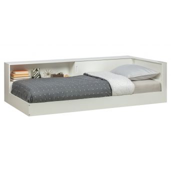WOOOD Bed Connect Wit - 213x60x118 cm - Afbeelding 1