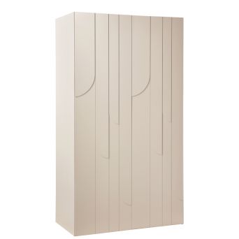 WOOOD Wandkast Rain Beige - 110x200x57 cm - Afbeelding 1