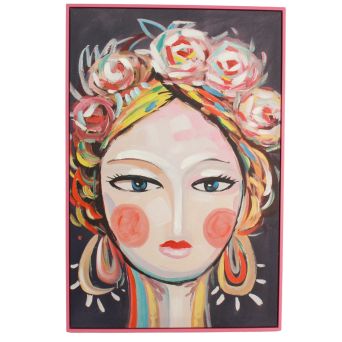 Canvasschilderij Lady Multi - 60x90 cm