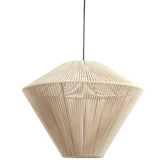 Light & Living Hanglamp Felida Crème - E27 - Ø 53 cm - Afbeelding 1