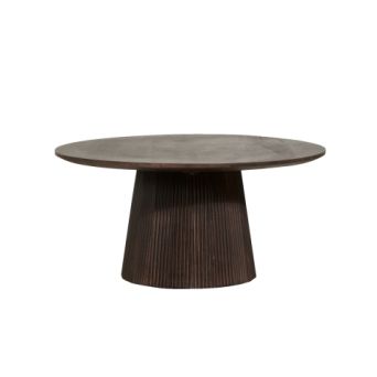 Salontafel Viktor Bruin - Ø 80 cm - Afbeelding 1