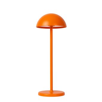 Lucide Oplaadbare Tafellamp Joy Oranje - LED - 32 cm hoog - Afbeelding 1