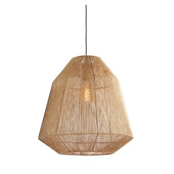 Light & Living Hanglamp Malva Naturel - E27 - Ø 60 cm - Afbeelding 1