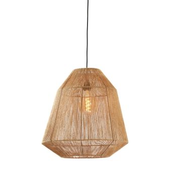 Light & Living Hanglamp Malva Naturel - E27 - Ø 50 cm - Afbeelding 1