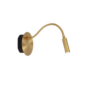 Lucide Oplaadbare Wandlamp Jolijn Goud - LED - Ø 11 cm - Afbeelding 1