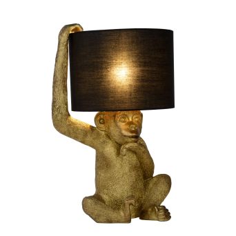 Lucide Tafellamp Extravaganza Chimp Goud - E14 - 45 cm hoog - Afbeelding 1