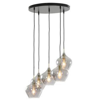 Light & Living Hanglamp Rakel Brons - 5 x E27 - Ø 61 cm - Afbeelding 1