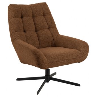 Draaifauteuil Vrijhoeve Bruin - Afbeelding 1