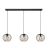 Lucide Hanglamp Danza Zwart - 3 x E27 - 130 cm breed - Afbeelding 1