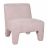 Fauteuil Leeds Roze