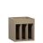 WOOOD Wandkast Turner Beige - 44x47x44 cm - Afbeelding 1