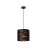 Lucide Hanglamp Rosas Zwart - E27 - Ø 26 cm - Afbeelding 1