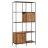 Wandkast Muna Bruin - 105x215x40 cm - Afbeelding 1