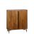 Wandkast Rego Bruin - 90x100x40 cm - Afbeelding 1