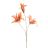 Kunstbloem Lily Spray Zalmroze - 80 cm - Afbeelding 1