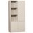 WOOOD Wandkast Merel Beige - 100x221x44 cm - Afbeelding 1