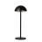 Lucide Oplaadbare Tafellamp Joy Zwart - LED - 32 cm hoog - Afbeelding 1