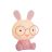 Lucide Oplaadbare Kinderlamp Dodo Rabbit Roze - LED - 31 cm hoog - Afbeelding 1