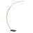 Lucide Booglamp Curve Goud - LED - 192 cm hoog - Afbeelding 1