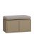 WOOOD Kistbank Turner Beige - 80x47x44 cm - Afbeelding 1