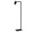 Lucide Vloerlamp Lesley Zwart - GU10 - 130 cm hoog - Afbeelding 1