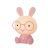 Lucide Oplaadbare Kinderlamp Dodo Rabbit Roze - LED - 31 cm hoog - Afbeelding 1